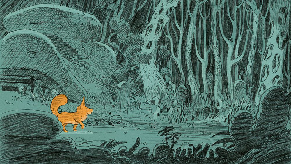 fantasy adventure watercolor comic book